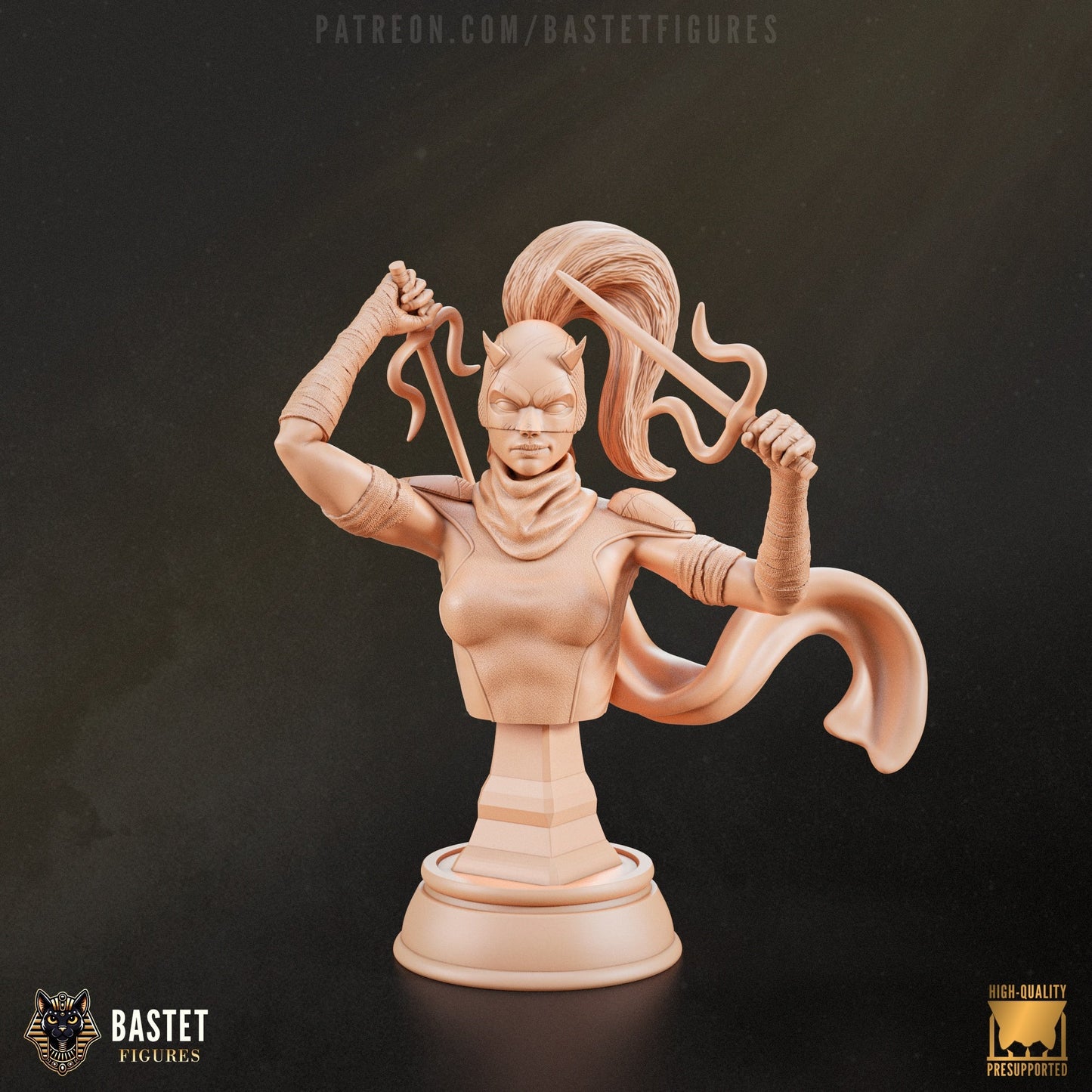 Marvel Comics Statue - Elektra (1:8 Scale & Bust)