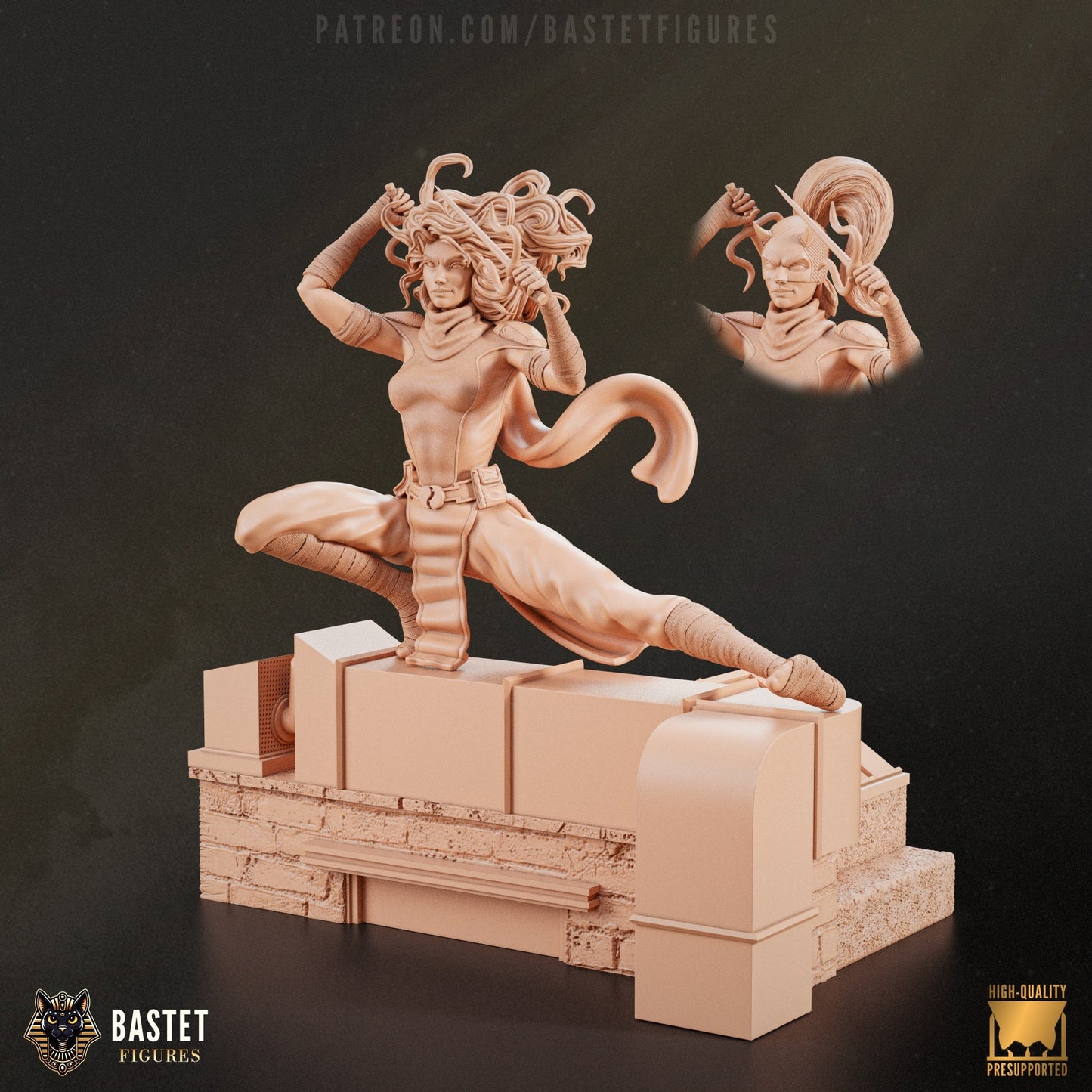 Marvel Comics Statue - Elektra (1:8 Scale & Bust)