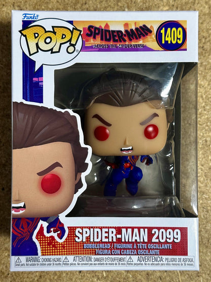 Marvel Funko Pop! - Spider-Man 2099 (Unmasked) #1409 Across The Spider-Verse 2024