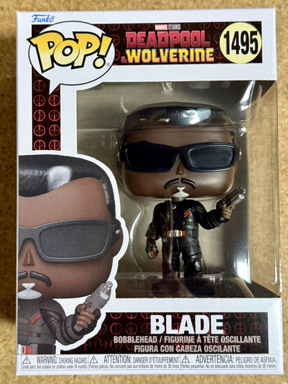 Marvel Funko Pop! - Blade The Vampire Hunter #1495 MCU Deadpool & Wolverine 2024