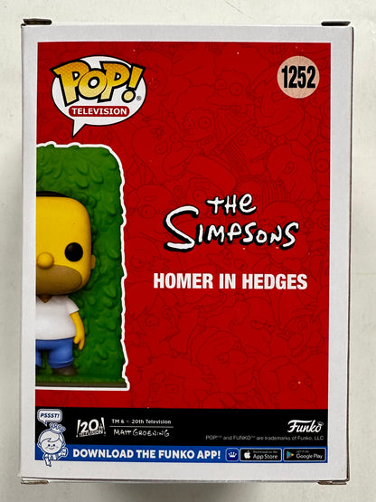 TV Funko Pop! - Homer Simpson In Hedges #1252 Simpsons EE 2022 Exclusive