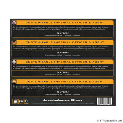 Star Wars Legion: Customizable Imperial Officer & Agent