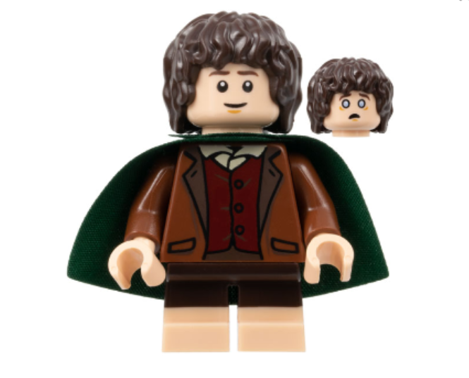 Movies Lego Custom Minifigure - Frodo Baggins (Lord of the Rings)