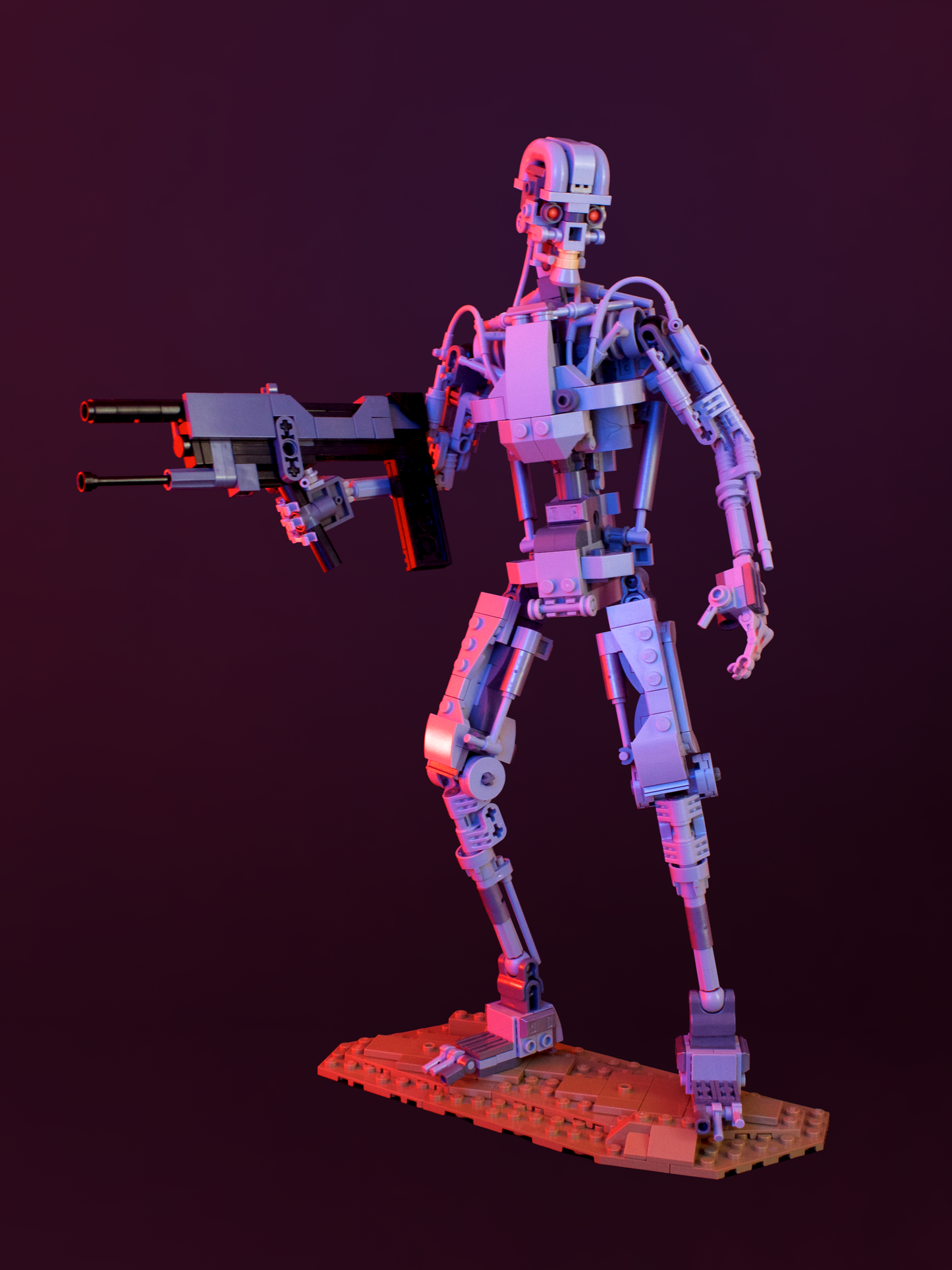 Movies Lego Set - Terminator T-800 Custom MOC