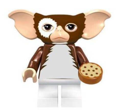 Movies Lego Custom Minifigure - Gizmo (Gremlins)