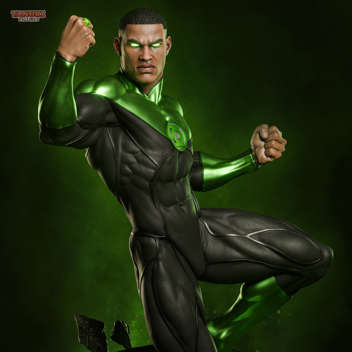 DC Comics Statue - Green Lantern John Stewart (1:6 Scale & Bust)