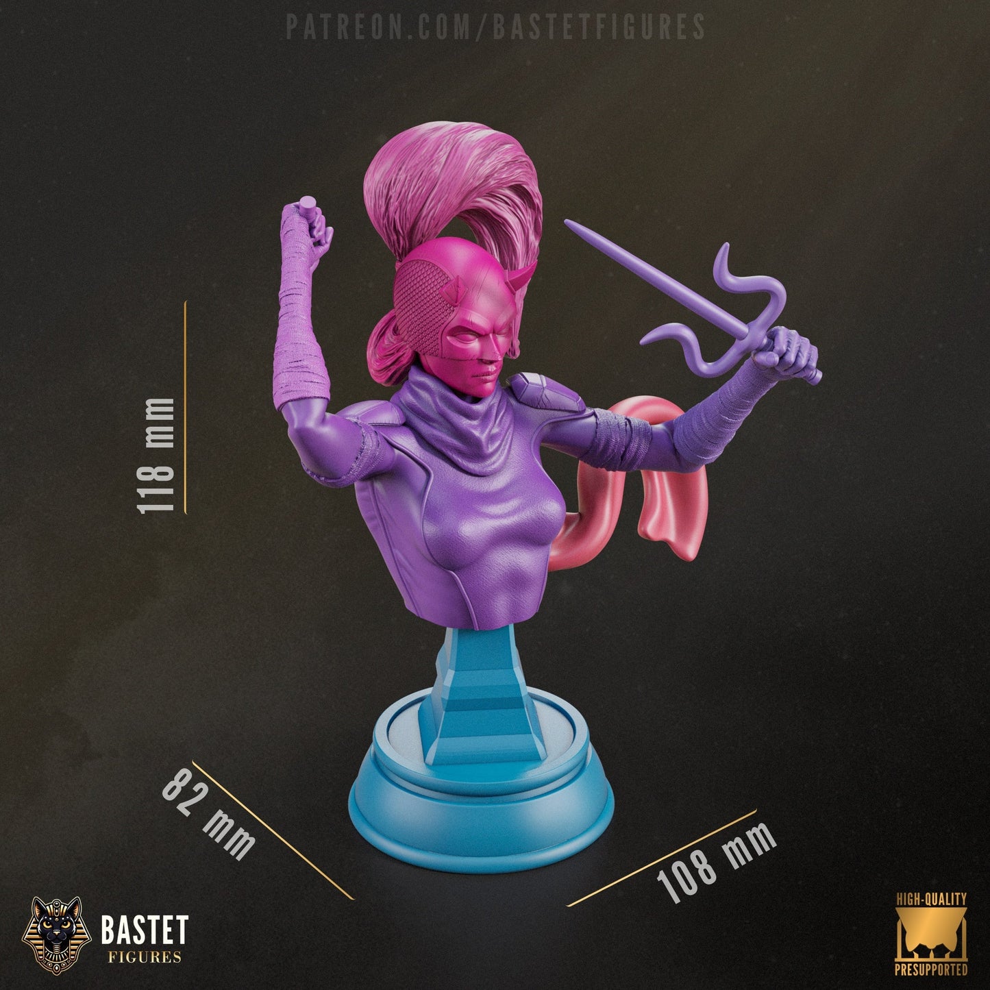 Marvel Comics Statue - Elektra (1:8 Scale & Bust)