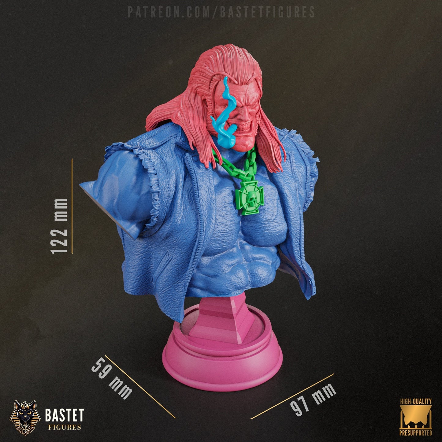 DC Comics Statue - Lobo (1:8 Scale & Bust)