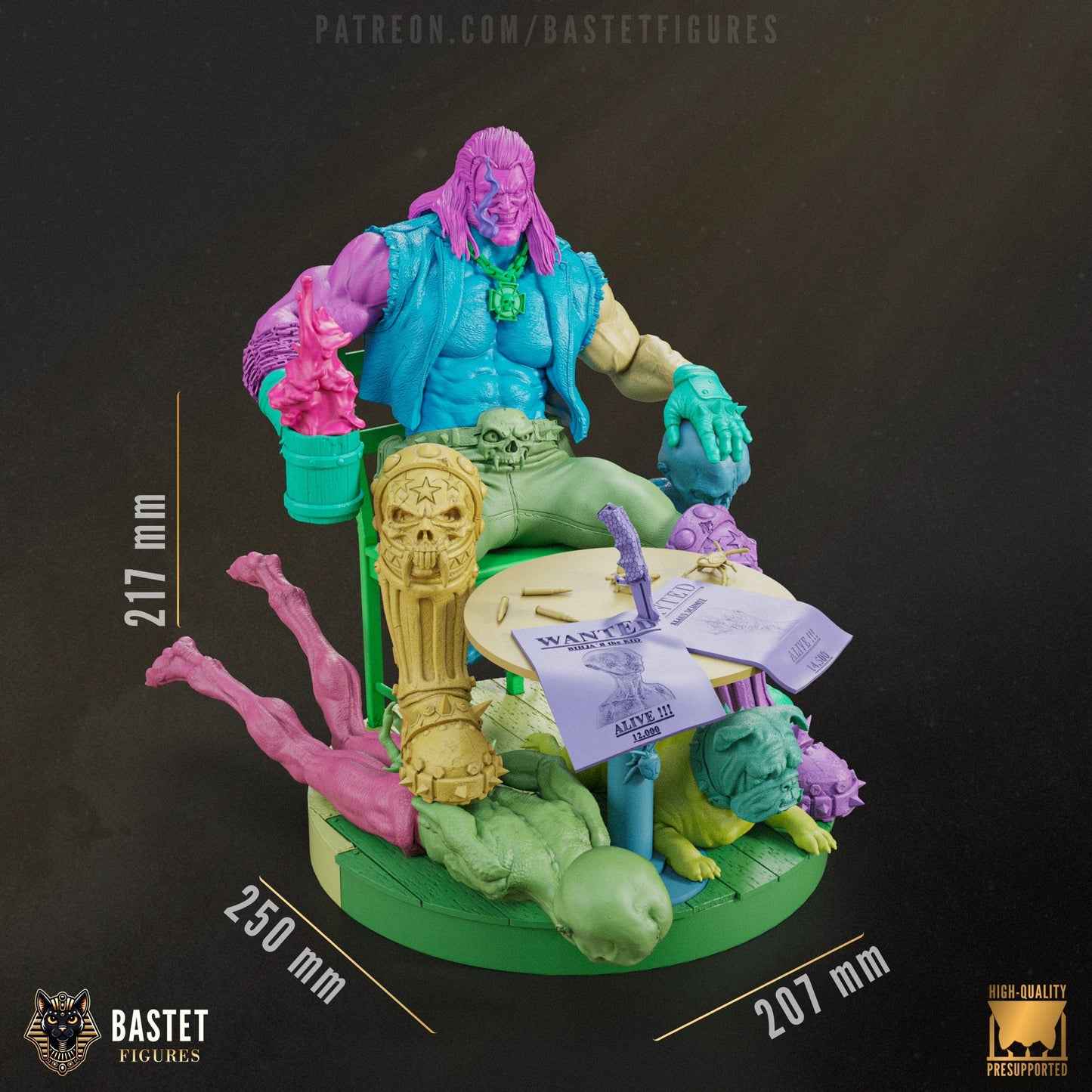 DC Comics Statue - Lobo (1:8 Scale & Bust)