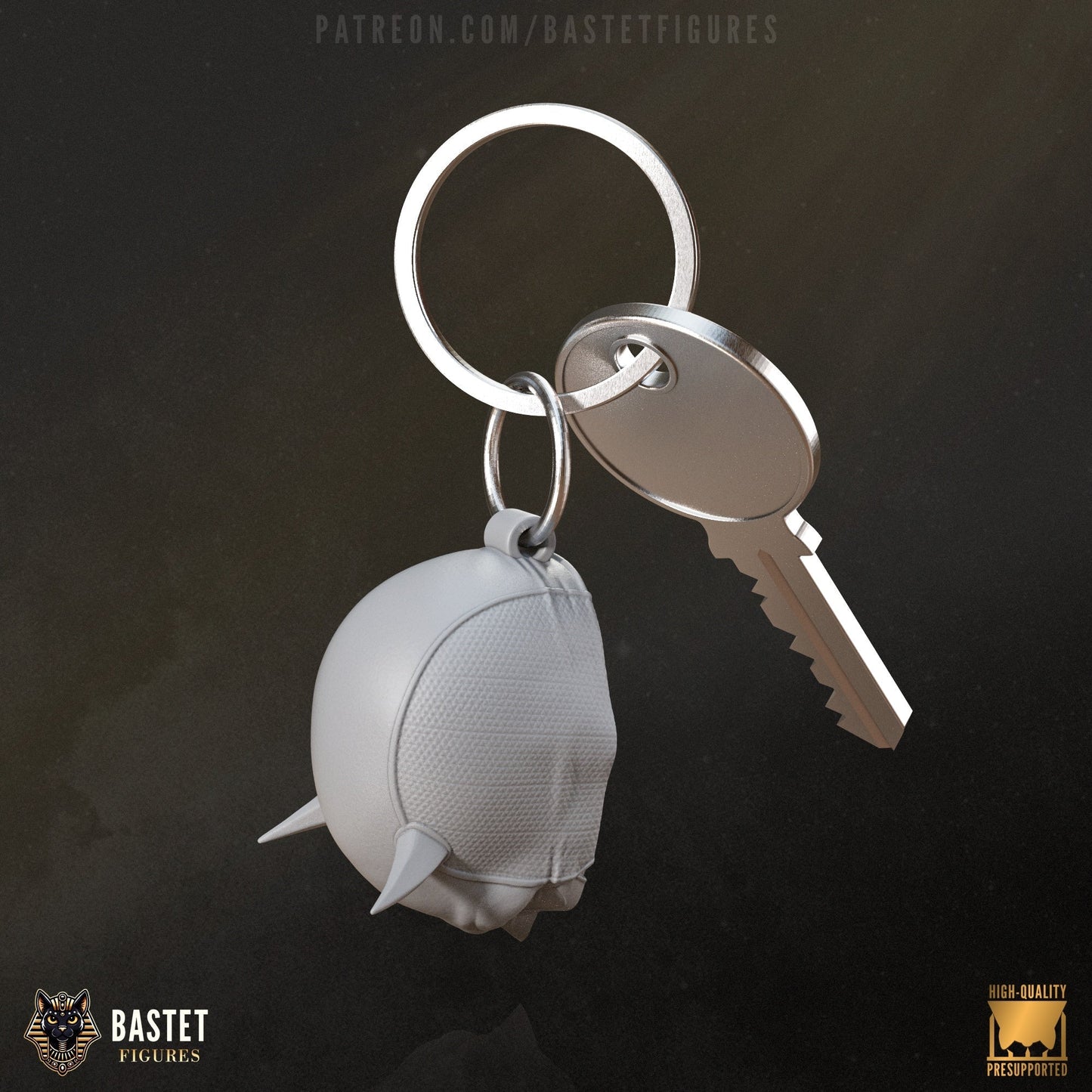 Marvel Daredevil's Cowl Keychain