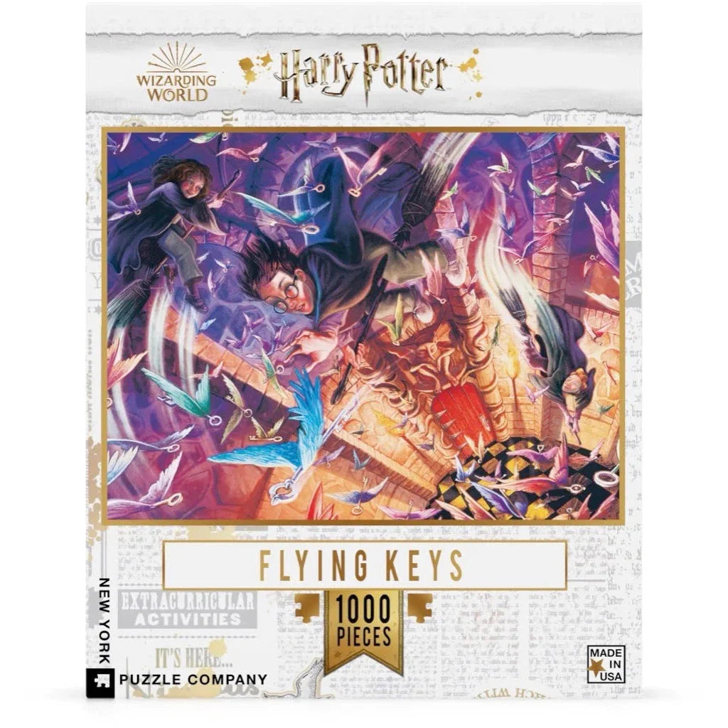 Harry Potter Puzzle - Flying Keys 1000 Piece Jigsaw Puzzle NYPC