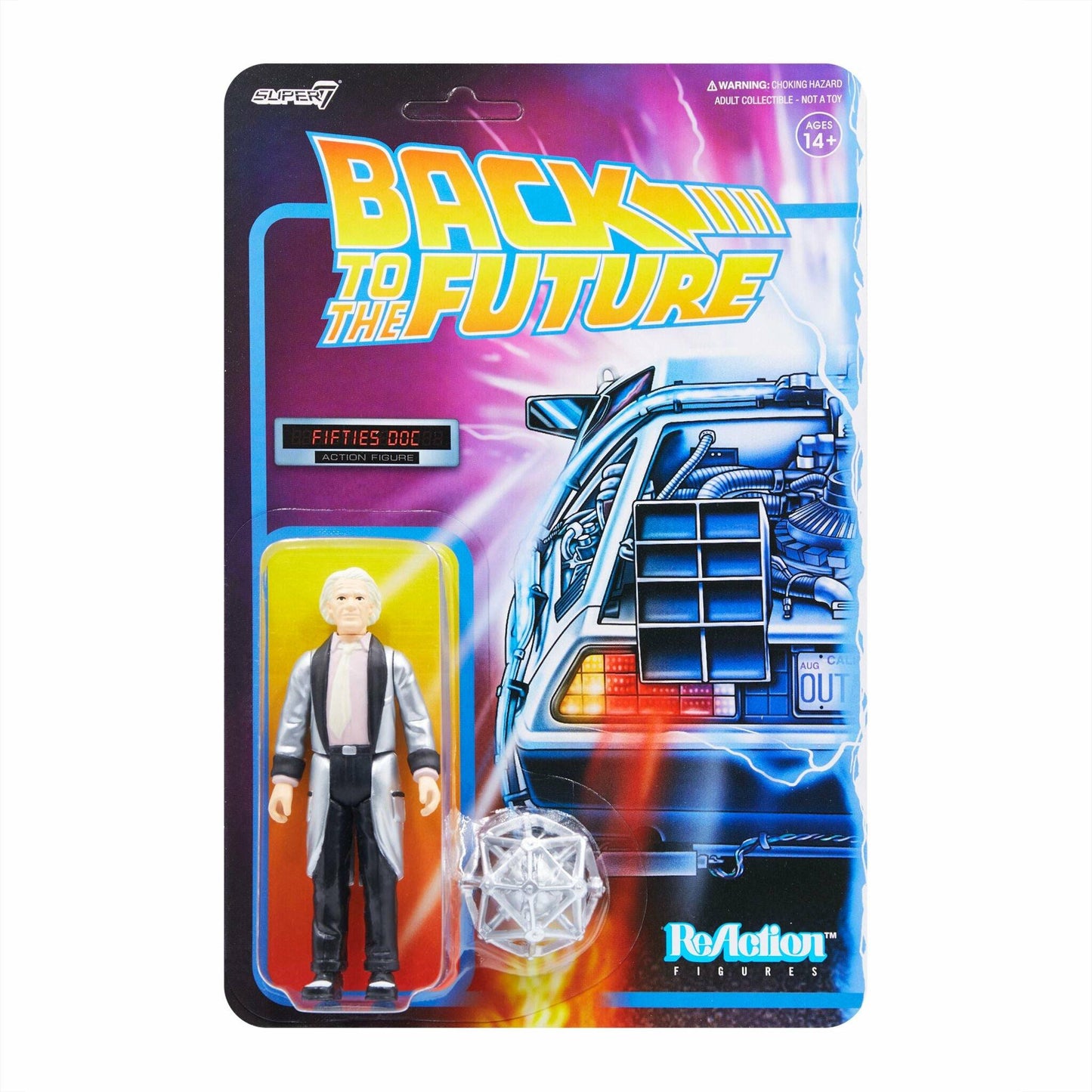 Back to the Future Figure - ReAction Back to the Future Fifties Doc 3¾-inch Retro Action Figure