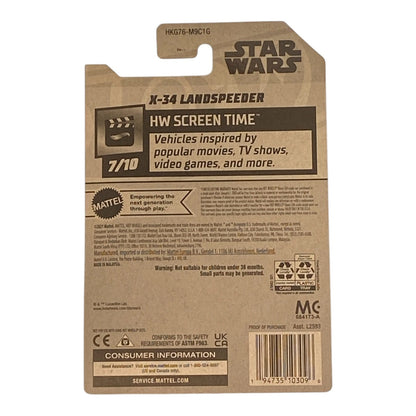Star Wars Hot Wheels X-34 Landspeeder - HW Screen Time Series 7/10