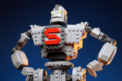 Movies Lego Set - Iron Giant Custom MOC made using LEGO parts