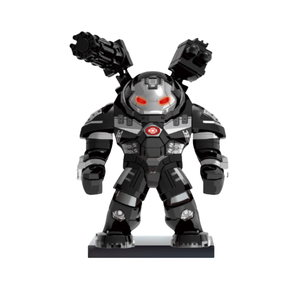 Marvel Lego Custom Minifigure - War Machine Hulkbuster (Big Figure)