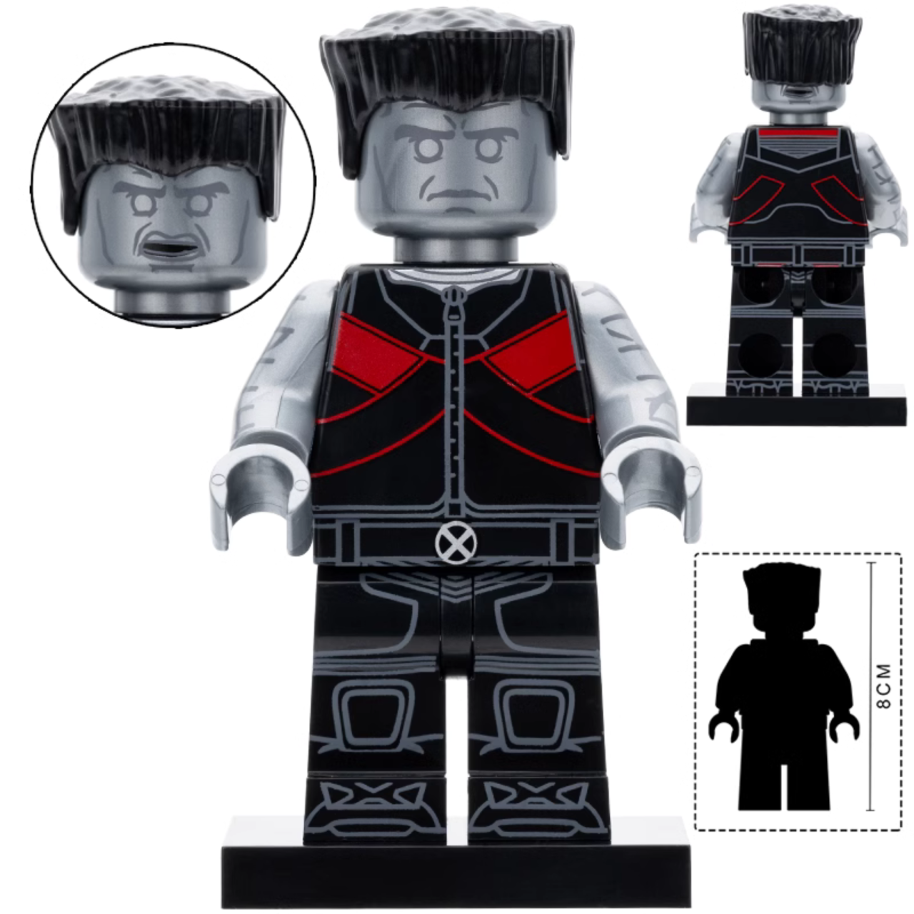 Marvel Lego Custom Minifigure - Colossus 1