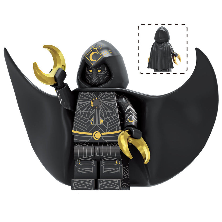 Marvel Lego Custom Minifigure - Moon Knight (Black)