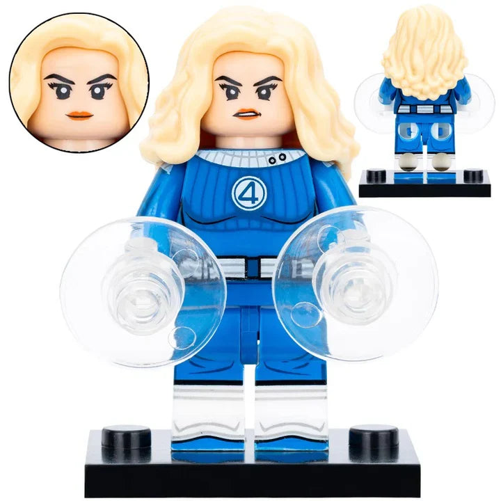 Marvel Lego Custom Minifigure - Fantastic Four Sue Storm Invisible Woman 5