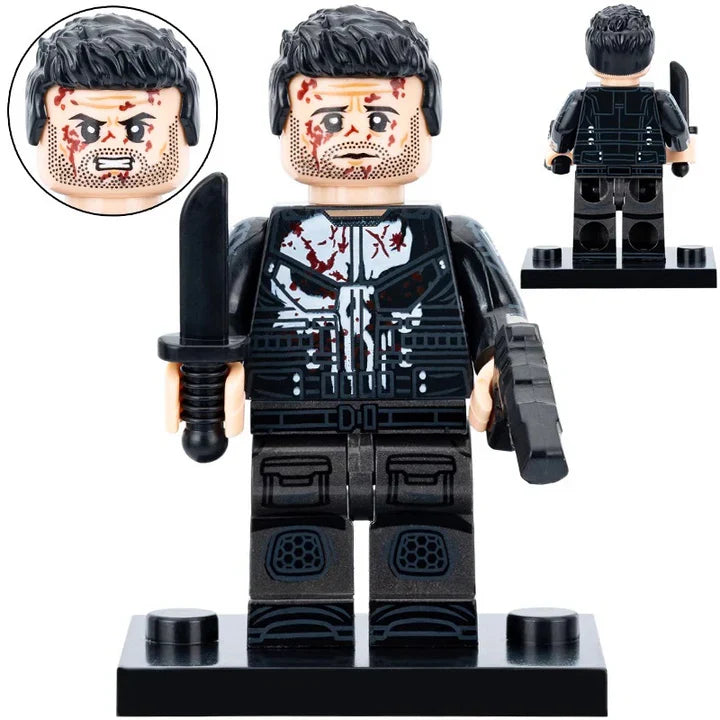 Marvel Lego Custom Minifigure - The Punisher 1
