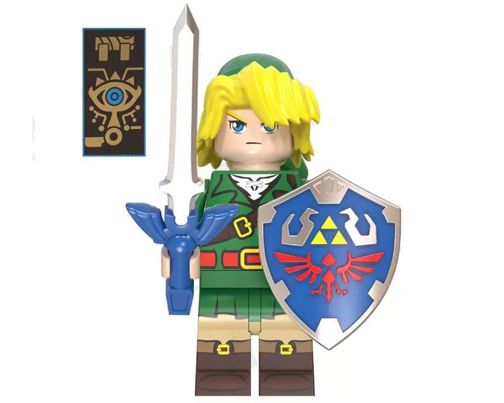 Games Lego Custom Minifigure - Link Legend of Zelda
