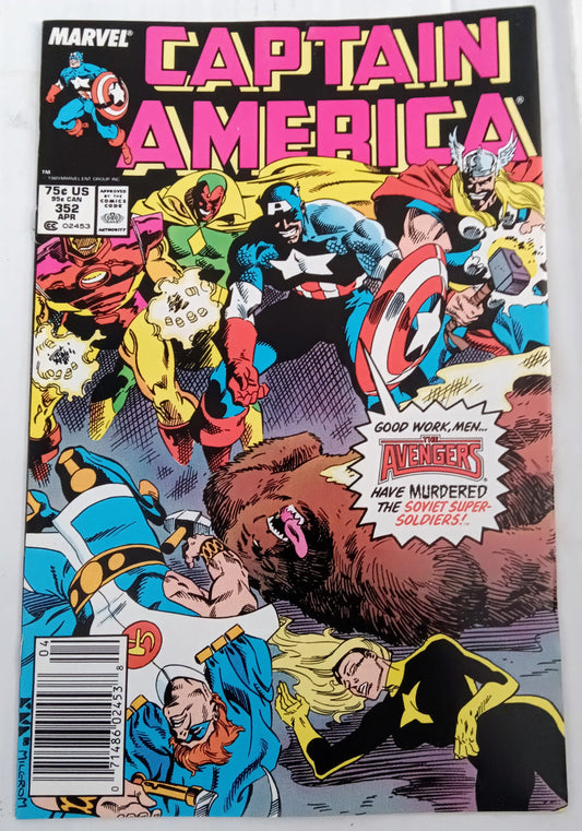 Marvel Comics: Captain America #352