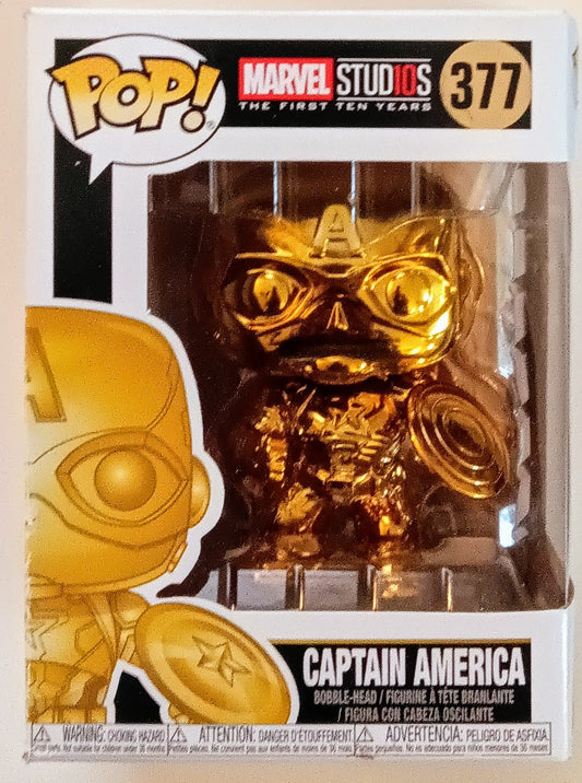 Marvel Funko Pop - Captain America (Golden)