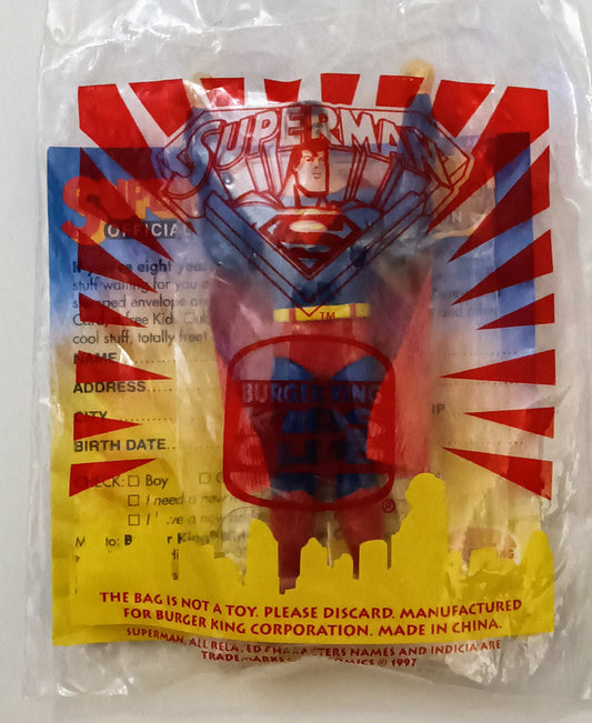DC Burger King toy - Superman (Bagged)