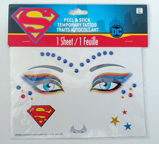 DC Temporary Tattoos - Supergirl