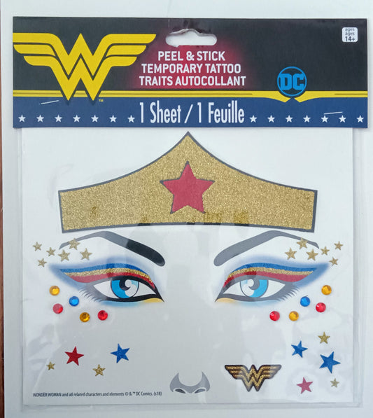 DC Temporary Tattoos - Wonder Woman