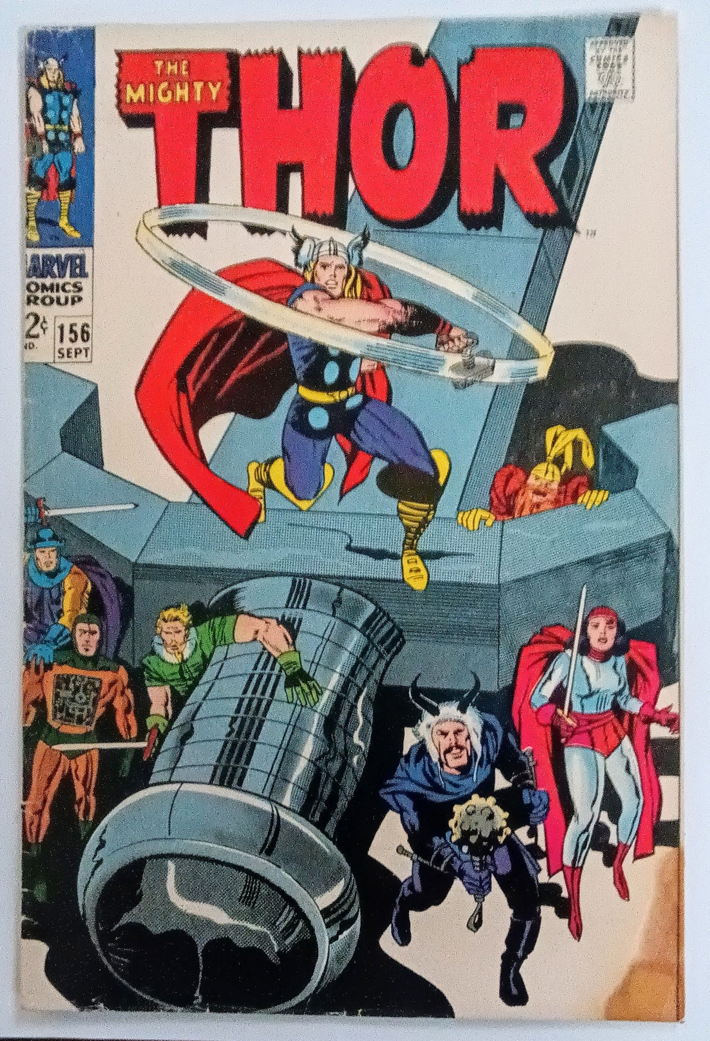 The Mighty Thor #156, Marvel Comics (September 1968, GD+)