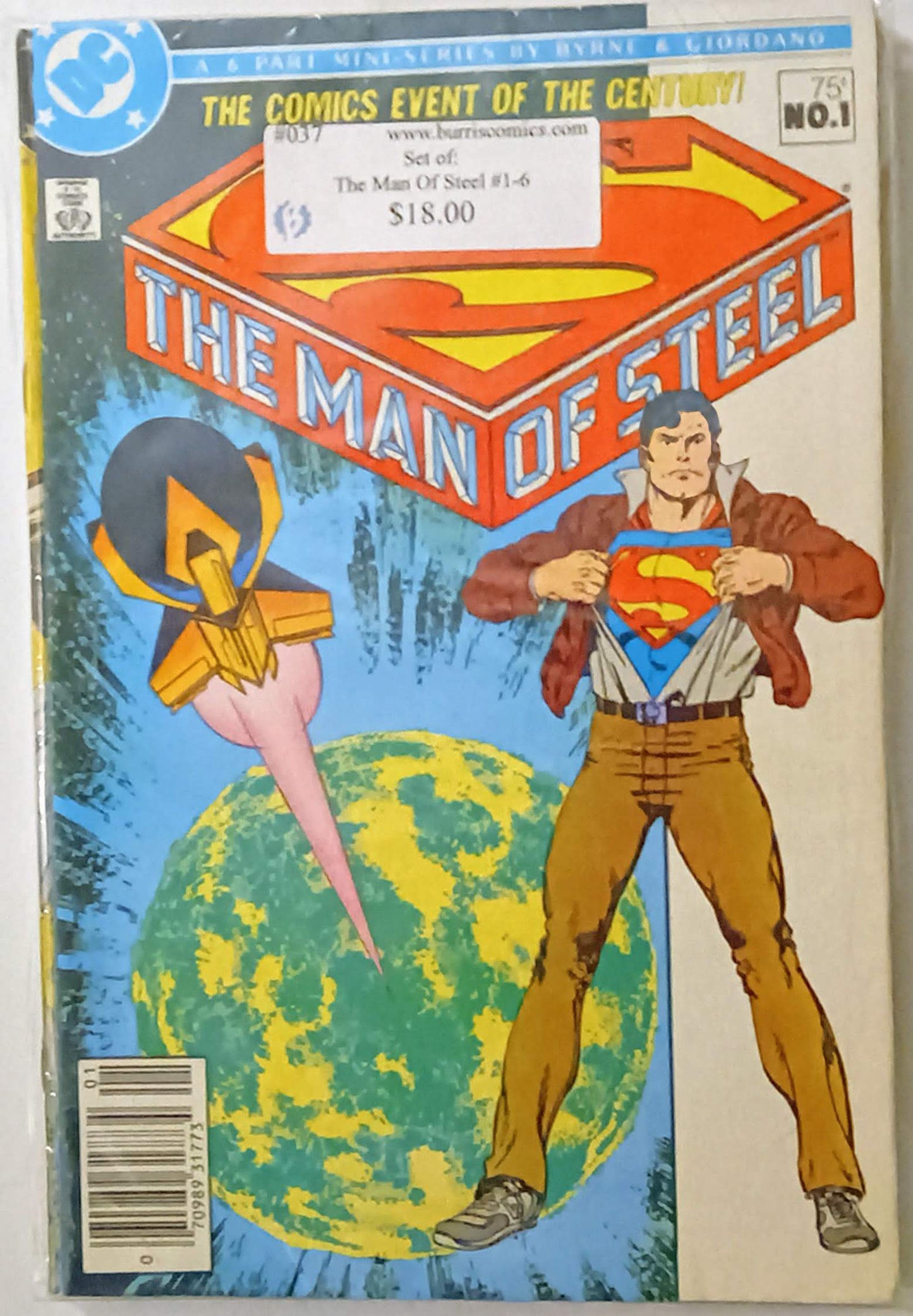 Comic Book Set: The Man of Steel #1-6, DC Comics