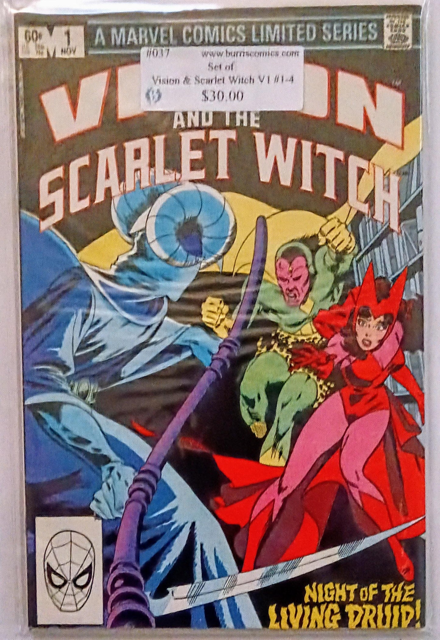 Comic Book Set: Vision and the Scarlet Witch #1-4, Marvel Comics