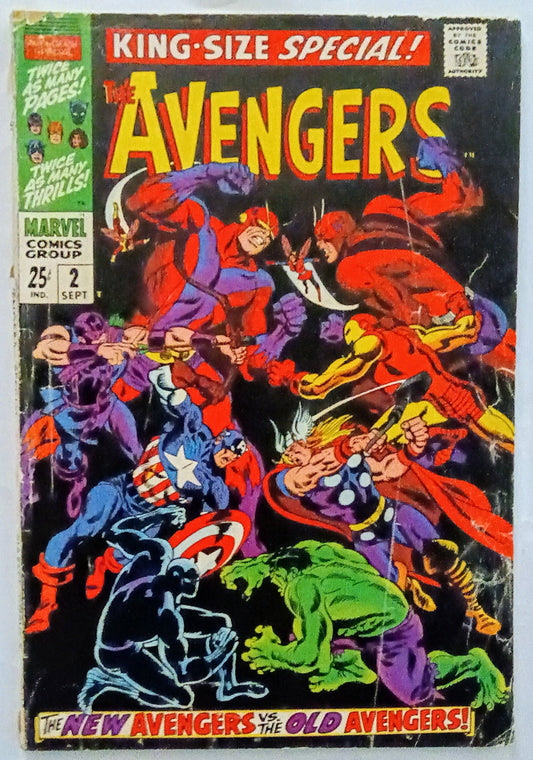 Avengers Annual #02, Marvel Comics (1968, Fair)