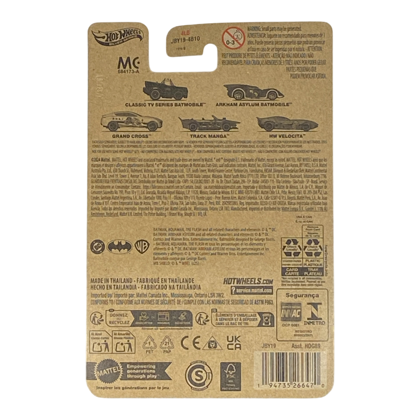 Batman Hot Wheels - Grand Cross | Silver Series 13/20