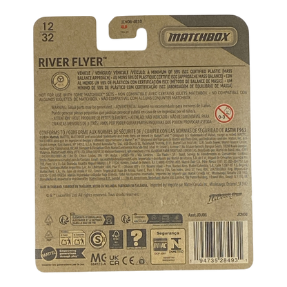 Indiana Jones Special Edition Matchbox River Flyer