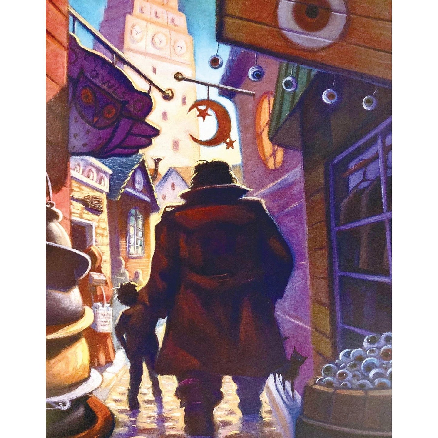 Harry Potter Puzzle - Knockturn Alley 1000 Piece Jigsaw Puzzle NYPC