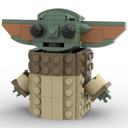 Star Wars Lego Set - The Child - Baby Yoda Star Wars Mandalorian Set Custom MOC made using LEGO parts