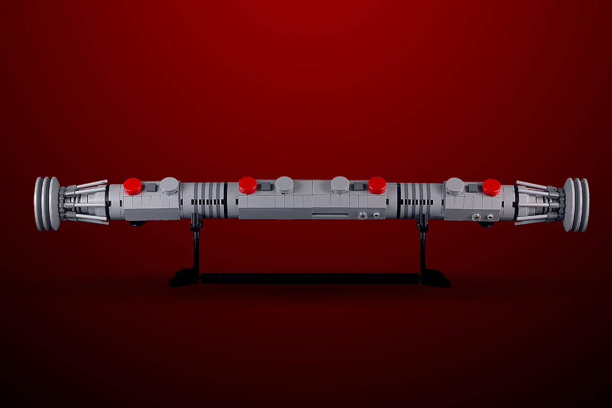 Star Wars Lego Set - Maul Saber w/ Stand Custom MOC made with LEGO bricks