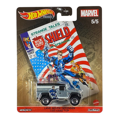 Marvel Hot Wheels Land Rover Defender 110 Hard Top - Premium Mavel Series 5/5