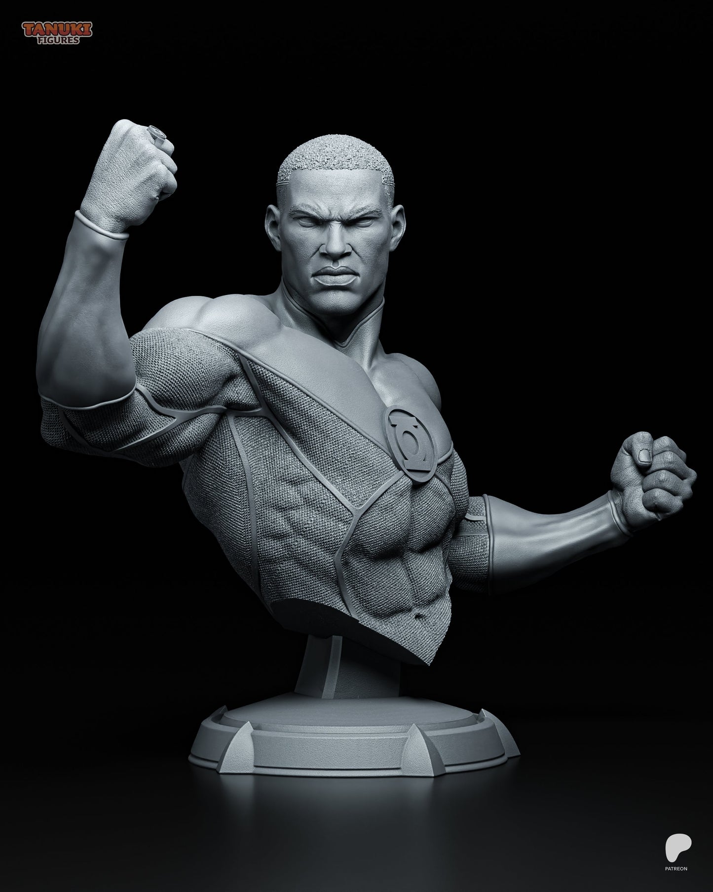 DC Comics Statue - Green Lantern John Stewart (1:6 Scale & Bust)