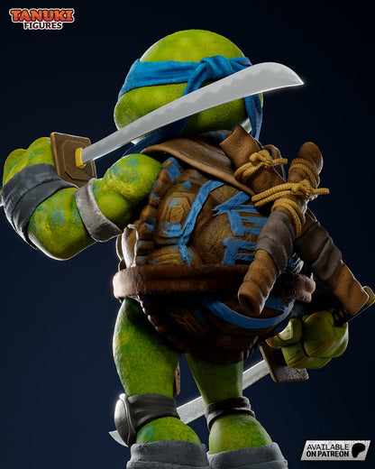 TMNT Figurine - Toon Leonardo (1:12 Scale)