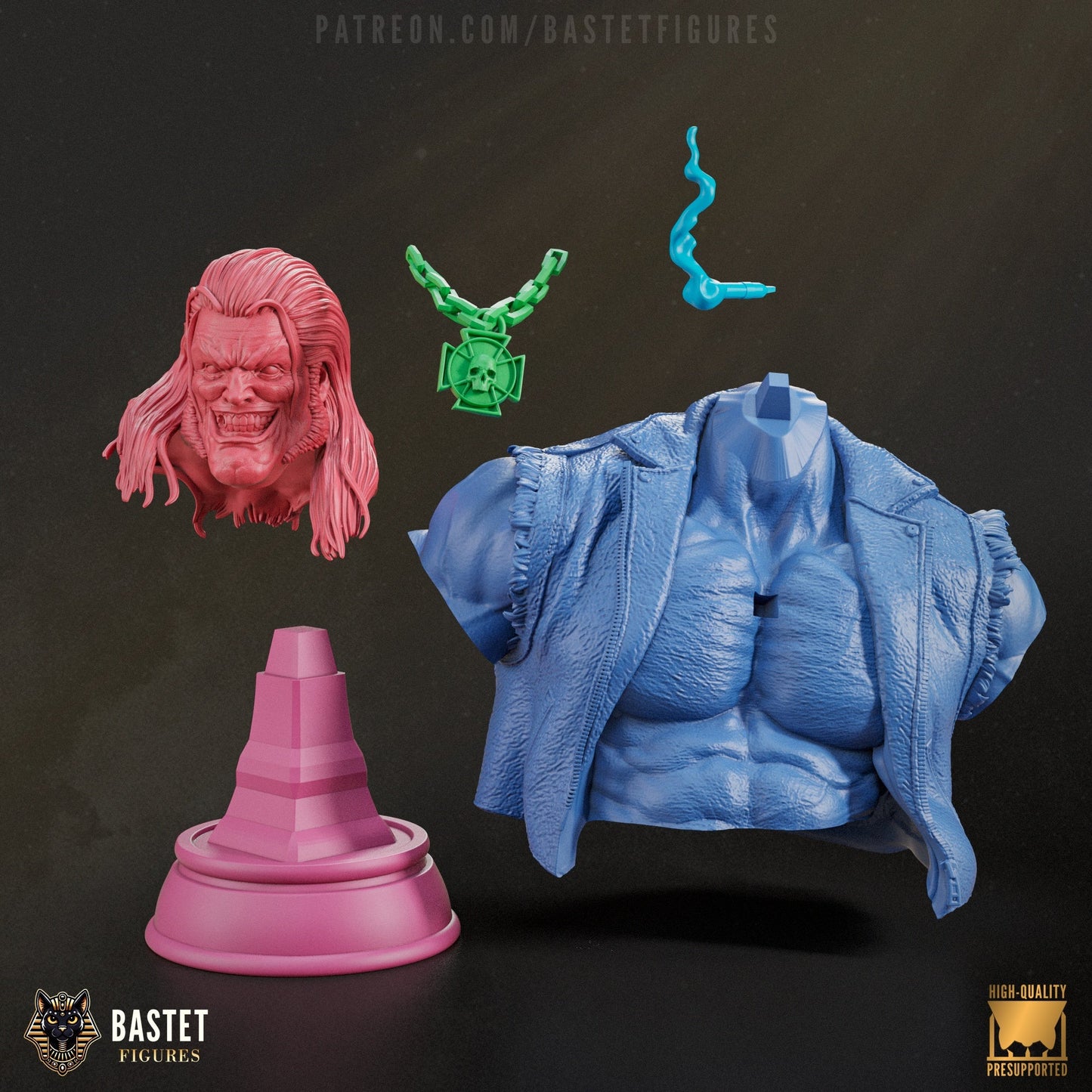 DC Comics Statue - Lobo (1:8 Scale & Bust)