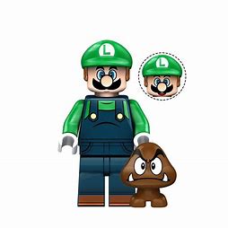 Games Lego Custom Minifigure - Luigi