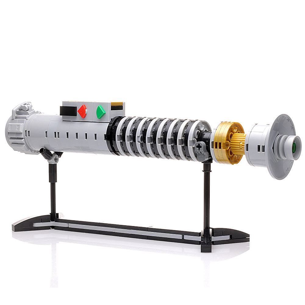 Star Wars Lego Set - Luke Skywalker ROTJ Lightsaber w/ Stand Custom MOC made with LEGO bricks