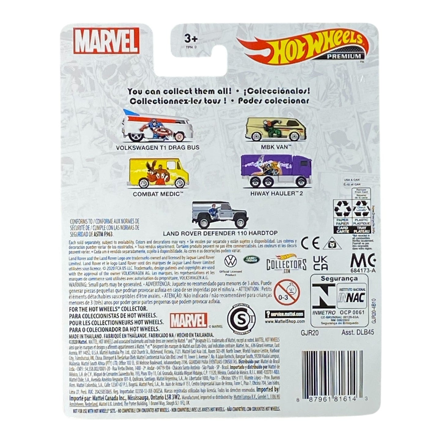 Marvel Hot Wheels MBK Van - Premium Series Marvel 2/5