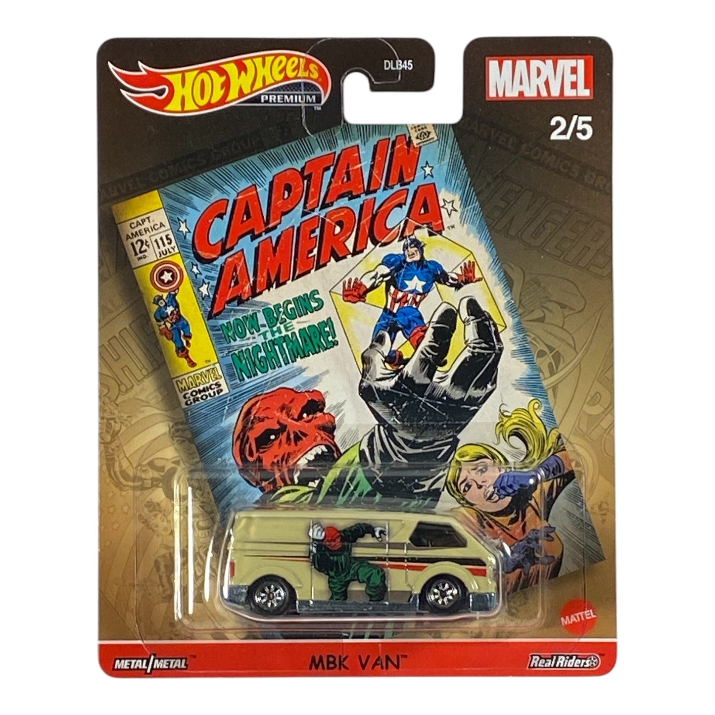 Marvel Hot Wheels MBK Van - Premium Series Marvel 2/5