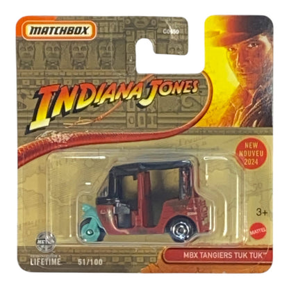 Movie Matchbox - Indiana Jones MBX Tangiers Tuk Tuk - Indiana Jones Series Short Card