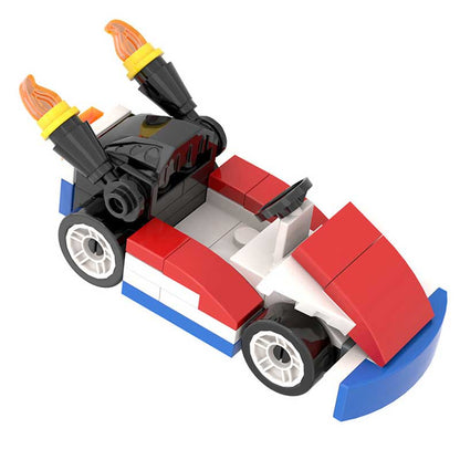 Games Lego Custom Minifigure - Mario Kart Red Super Mario Brothers