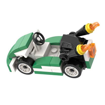 Games Lego Custom Minifigure - Mario Kart Green Super Mario Brothers