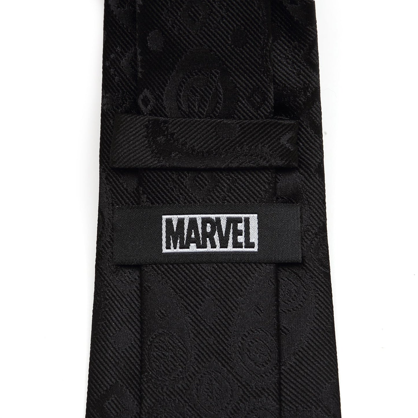 Marvel Avengers Paisley Icons Print Black Tie